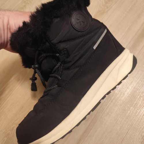 Everest winter boots black with fur size 36 used