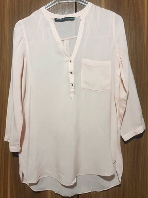 Zara pink shirt XS, barely worn, excellent condition
