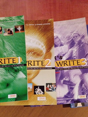 Let's Write 1-2-3-4 book series for writing skills like new