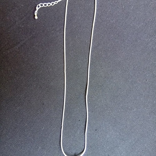 Cat Pendant Silver Chain Necklace used