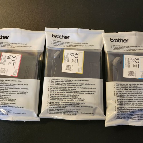 Original brother ink printer cartridge colours