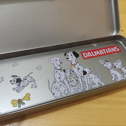 Metal Pencil Case with 101 Dalmatians Like New