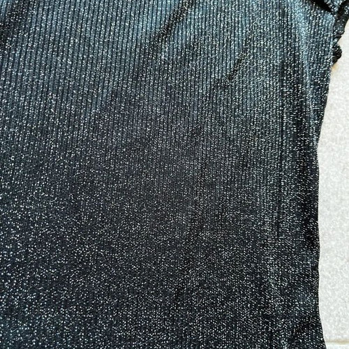 Y2K Black Sparkly Top Used, Size XS-S