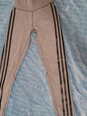 Adidas women's leggings grey like new, high waist