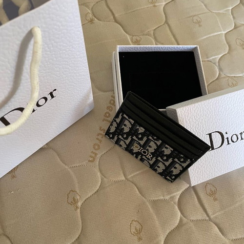 Dior card holder used with bag and box