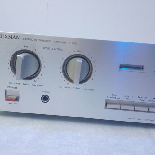 inquire about availability 80s Vintage LUXMAN L200 | Quality HiFi Amplifier | 80s' Made in Japan |