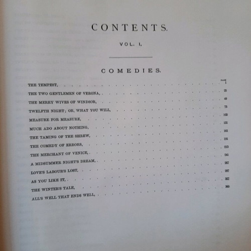 Shakspeare deluxe volume like new, English with illustrations