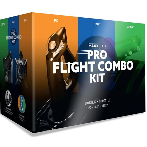 Maxx Tech Pro Flight Combo controllers new, factory sealed