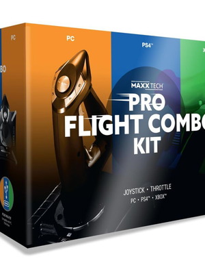 Maxx Tech Pro Flight Combo controllers new, factory sealed