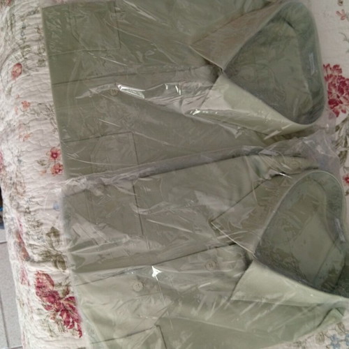 Military Uniform Shirts new, pack of 2 with gift shoes size 43