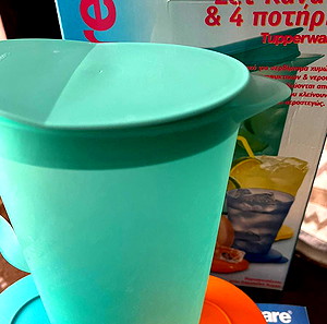 Κανάτα Tupperware και μαζί μπολάκια της Tupperware