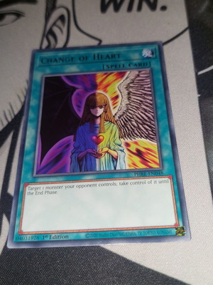 Change of Heart Yu-Gi-Oh! Spell Card σαν καινούργιο, 1η Έκδοση