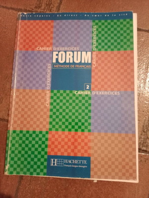 Forum 2 Hachette Cahier d'Exercices καινούργιο, γαλλικά