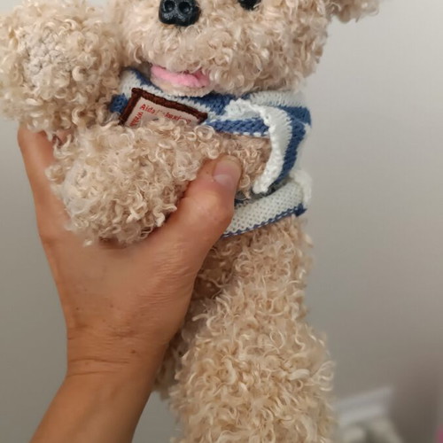 Knitted Puppy New Handmade Soft Plush Toy