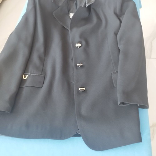 Vintage Veto women's black tailored suit set XL like new