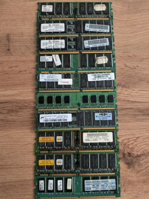 PC RAM used lot of 20 pieces