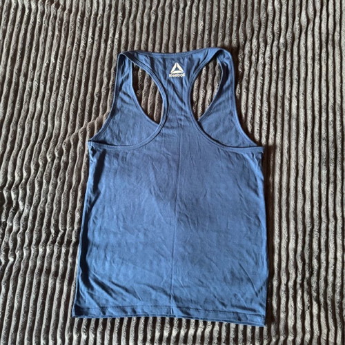 Reebok sleeveless t-shirts used, size S, blue, set of 2