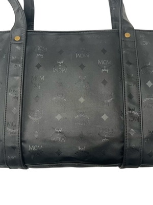 MCM Черна Винтидж Чанта за Рамо Употребявана