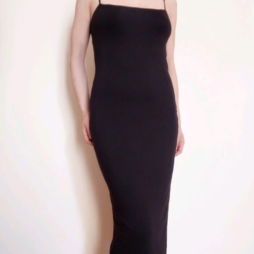 Kendall+Kylie Fitted Midi Dress S Like New Black