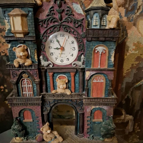 Vintage clock used, unknown if working