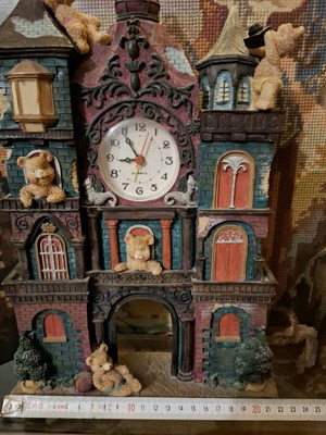 Vintage clock used, unknown if working