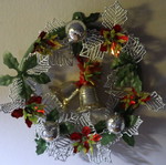 Plastic door wreath new