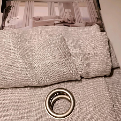 Curtain new gray 229x140 cm