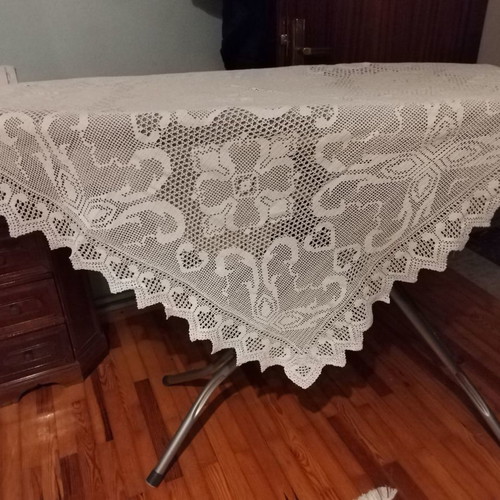 Handmade crochet tablecloth new