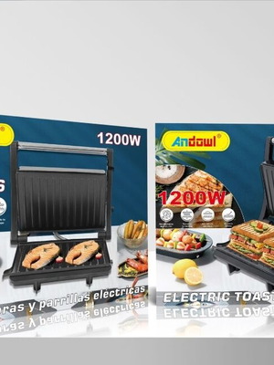 Andowl SL-106 Toaster and Grill new 1200W electric