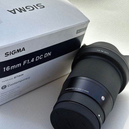 Sigma 16mm f/1.4 DC DN Contemporary lens for Canon EF-M