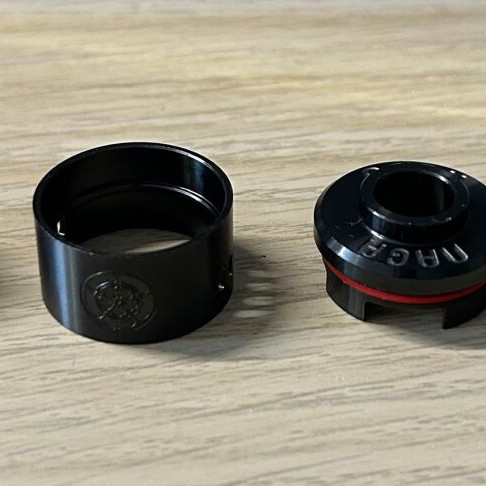 Nobunaga Mini RDA by Tendou Vapor like new, black rebuildable dripper