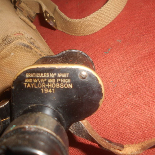 British Army WWII 1941 MKII Binoculars used with case