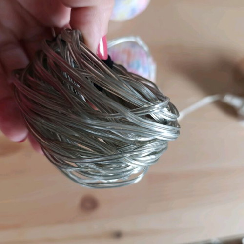 Romantic string lights used, 20 pieces with long cable, hard material