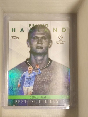 Erling Haaland Best Of The Best collectible card like new