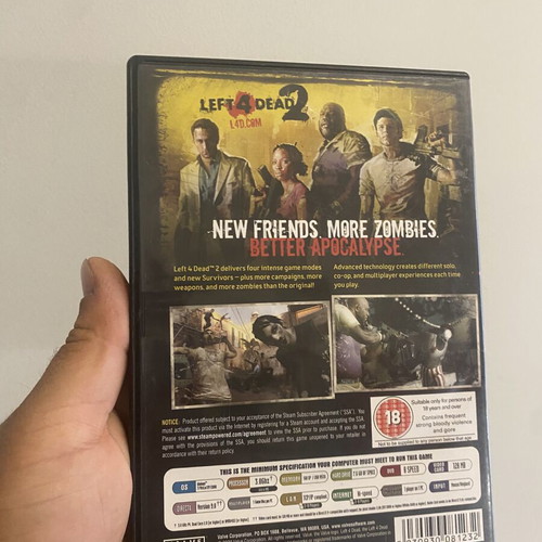 Left 4 Dead 2 PC game like new