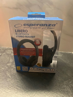 Ακουστικά ασύρματα Bluetooth On Ear καινούργια, μαύρα με 4 ώρες λειτουργίας
