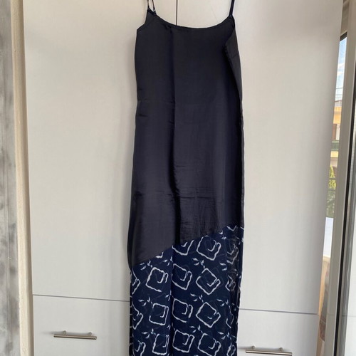 Maxi vintage navy blue dress Attrattivo like new