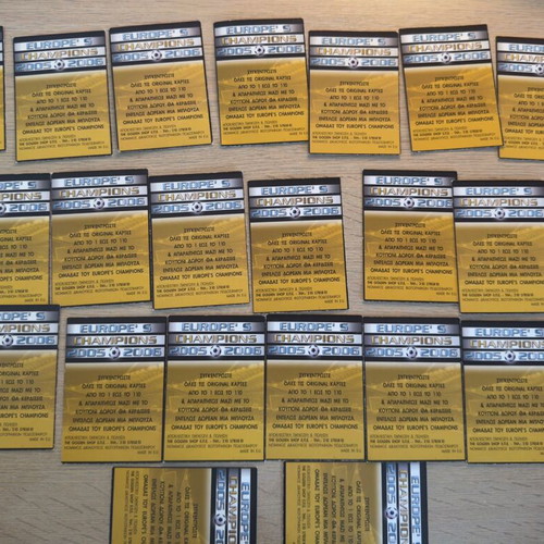 Greek football cards Europe’s Champions 2005-2006 like new