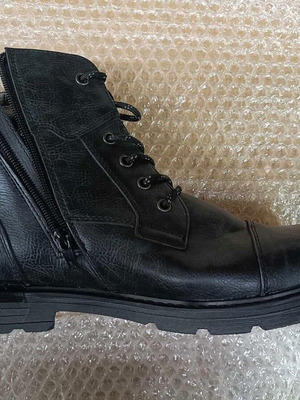 Men's casual boots new, black, size 46