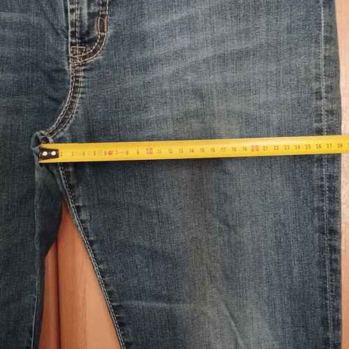 Jeans used, straight fit, size S and M, blue