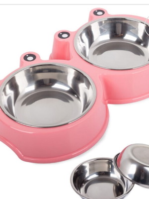 Двоен Купа За Куче И Котка 0,3л X 2 Нов