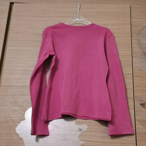 Benetton girls' blouse used, fuchsia, 100% cotton, size XL