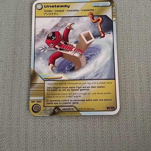 Lego Ninjago Unsteady card like new, authentic