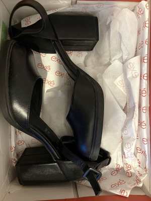 Exe black women's shoes size 39
