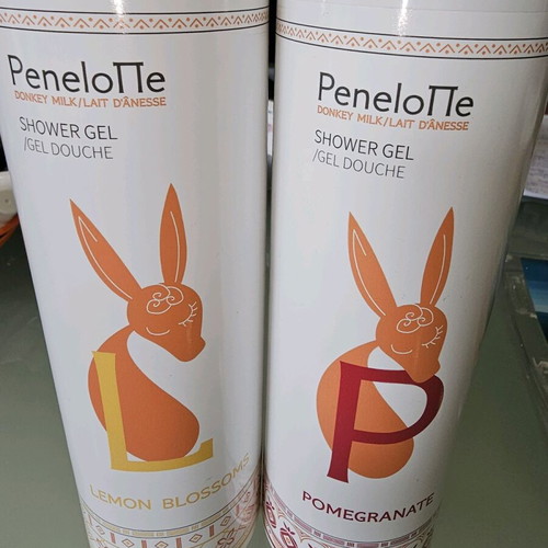Penelope shower gels new 500ml lemon and pomegranate, set of 2
