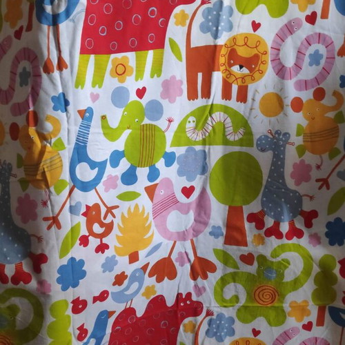 IKEA Animal Zoo cotton fabric new 1.20x3.00m Eva Lundgreen 2008