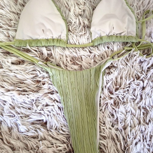 Bikini set like new, pastel light green, size S