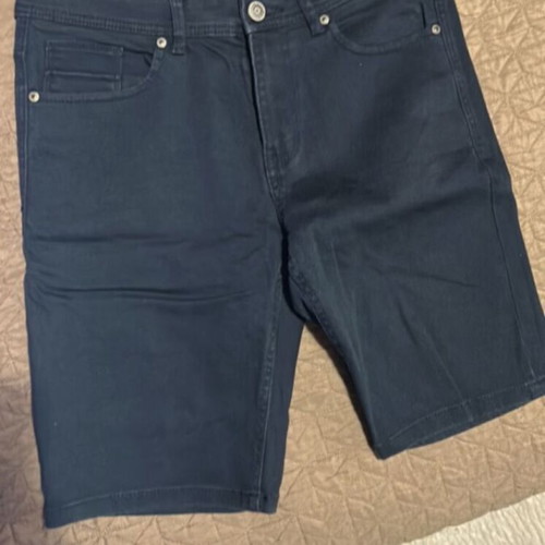 Sfera Men's Cotton Bermuda Shorts like new, blue, size M