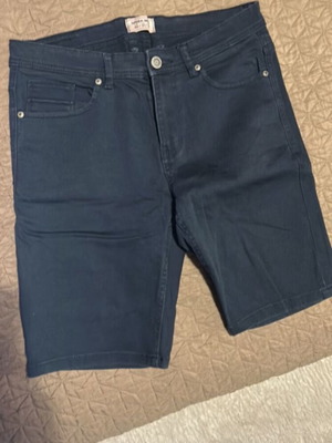 Sfera Men's Cotton Bermuda Shorts like new, blue, size M