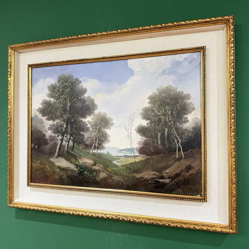 Mariano Moreno Italian Oil Painting New in Elegant Frame
